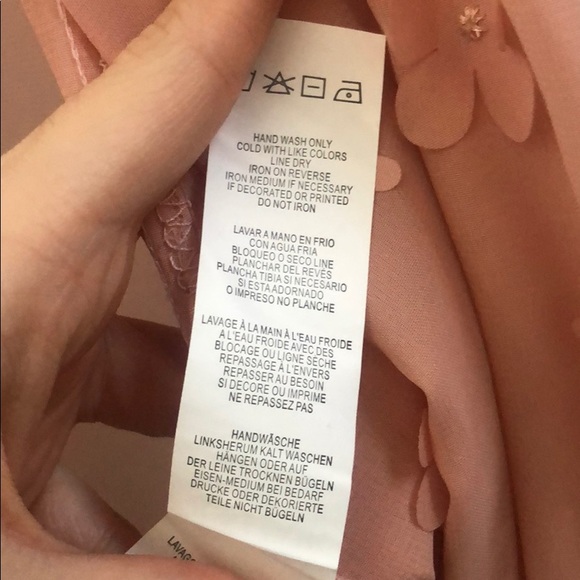 JustFab 3d Floral Bomber in Mellow Rose - Picture 14 of 14